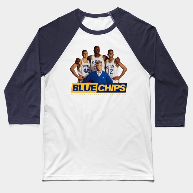 Blue Chips Baseball T-Shirt by Juantamad